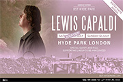 Lewis Capaldi BST 11 July 2026