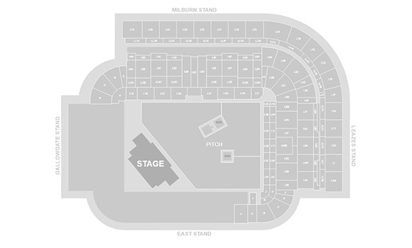 St James' Park Newcastle Pitch Standing - Sam Fender