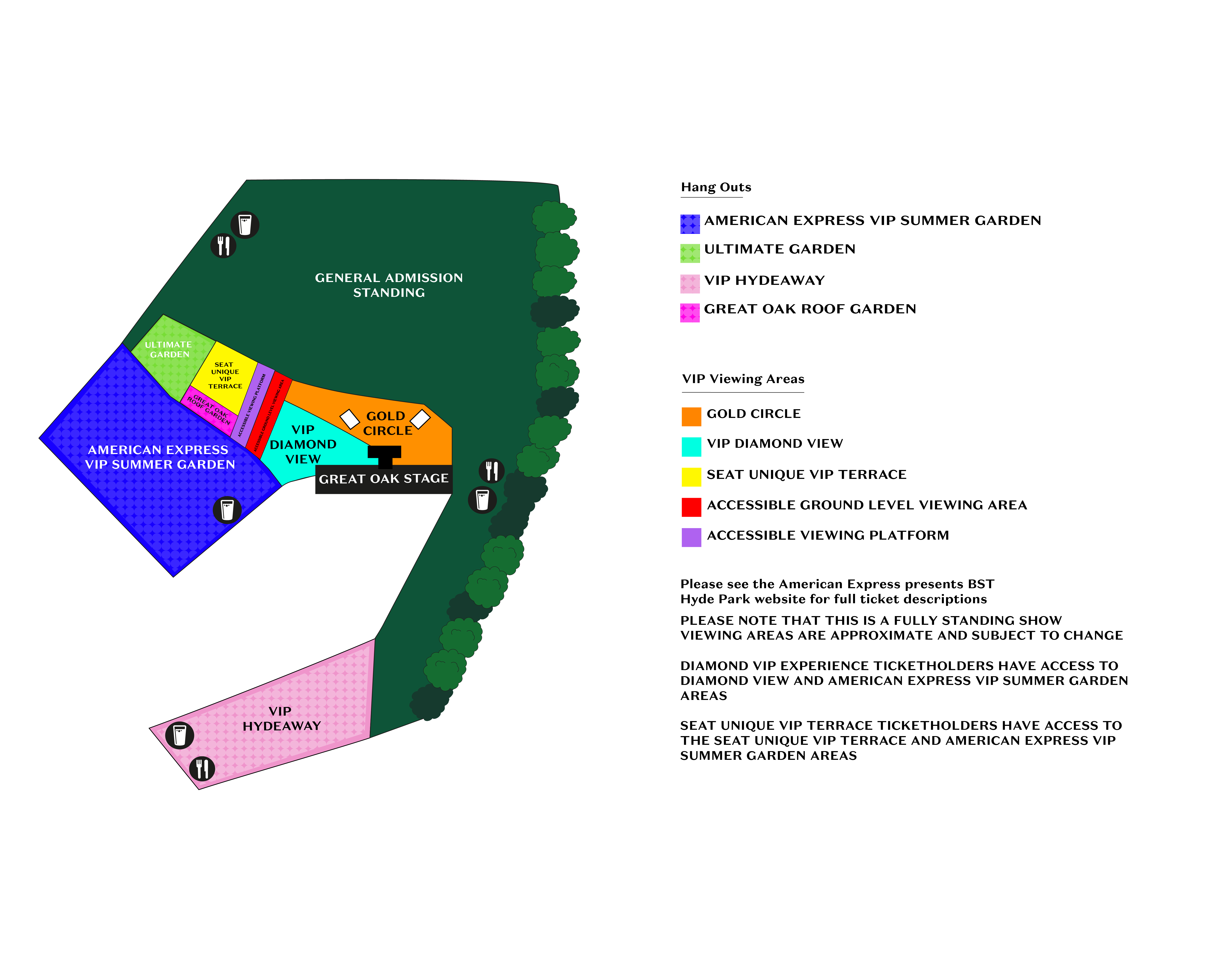 Ateez BST Hyde Park London Map 2026