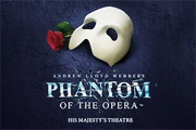 Phantom of the Opera Tickets at the Her Majestys Theatre, London
